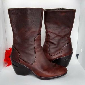 Cole Haan Brown Leather Boots, Size 8
